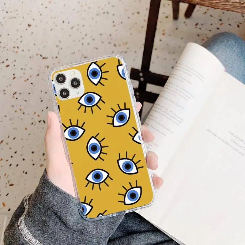Blue Evil eye aesthetics pattern Phone Case Transparent soft For iphone 5 5s 5c se 6 6s 7 8 11 12 plus mini x xs xr pro max 
Blue Evil eye aesthetics pattern Phone Case Transparent soft For iphone 5 5s 5c se 6 6s 7 8 11 12 plus mini x xs xr pro max