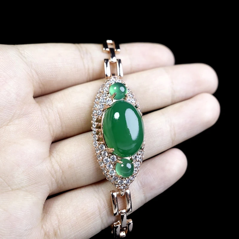 Fashion Trend Charms Bracelets on Hand Femme Emerald Jade Women Jewelry Adjustable Size Design HighEnd Holiday Birthday Gifts
Fashion Trend Charms Bracelets on Hand Femme Emerald Jade Women Jewelry Adjustable Size Design HighEnd Holiday Birthday Gifts
