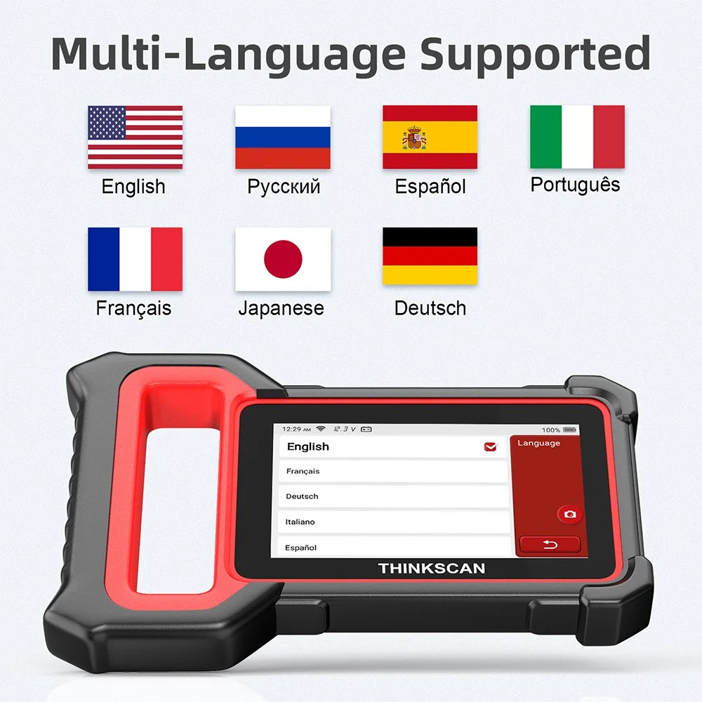 THINKCAR Thinkscan Plus S2 OBD2 Scanner Automotive Profesional ECM/ABS/SRS System 2 Reset Car Diagnostic Tool OBD2 Scanner
THINKCAR Thinkscan Plus S2 OBD2 Scanner Automotive Profesional ECM/ABS/SRS System 2 Reset Car Diagnostic Tool OBD2 Scanner
