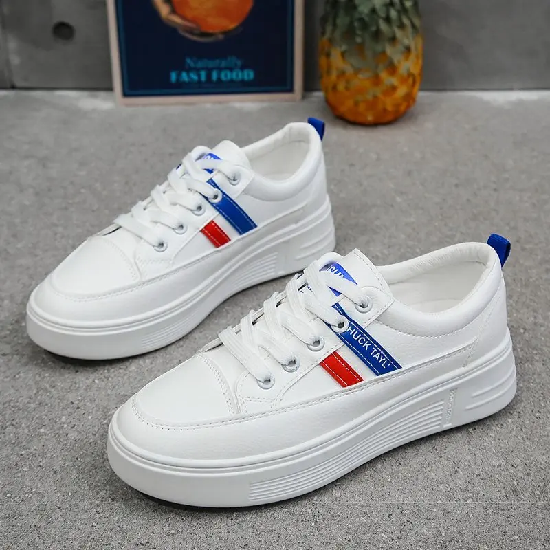Womans Leather Sports Sneakers Casual Shoes Thick Sole 2020 Fashion Female Comfortable Footwear Women Chunky Sneakers
Womans Leather Sports Sneakers Casual Shoes Thick Sole 2020 Fashion Female Comfortable Footwear Women Chunky Sneakers