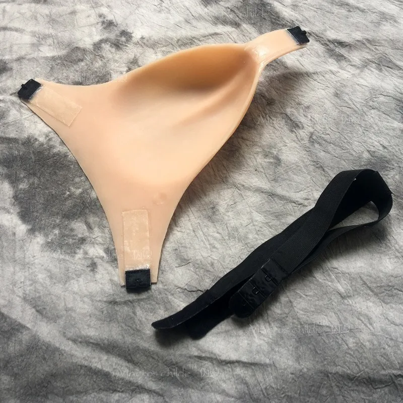 Pseudo-girl cd cross-dress thong low-waist male disguise women's hidden lower body silicone panties 
Pseudo-girl cd cross-dress thong low-waist male disguise women's hidden lower body silicone panties