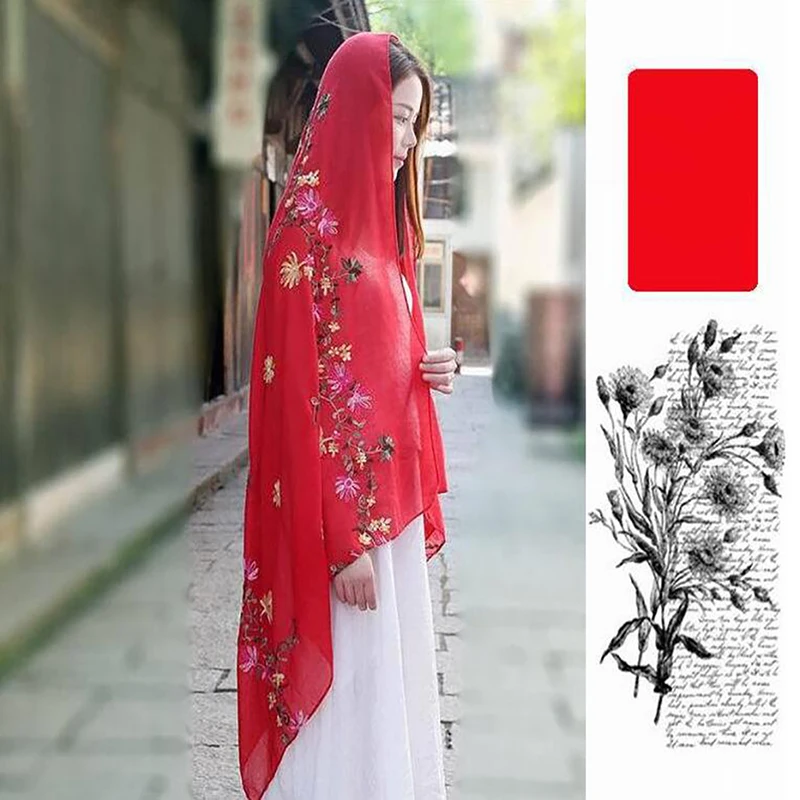 90-180cm Women Simulation Cotton Linen Flower Scarf Scarves Girls Embroidery Wild Sunscreen Shawl Adult Long Embroidered Scarfs
90-180cm Women Simulation Cotton Linen Flower Scarf Scarves Girls Embroidery Wild Sunscreen Shawl Adult Long Embroidered Scarfs