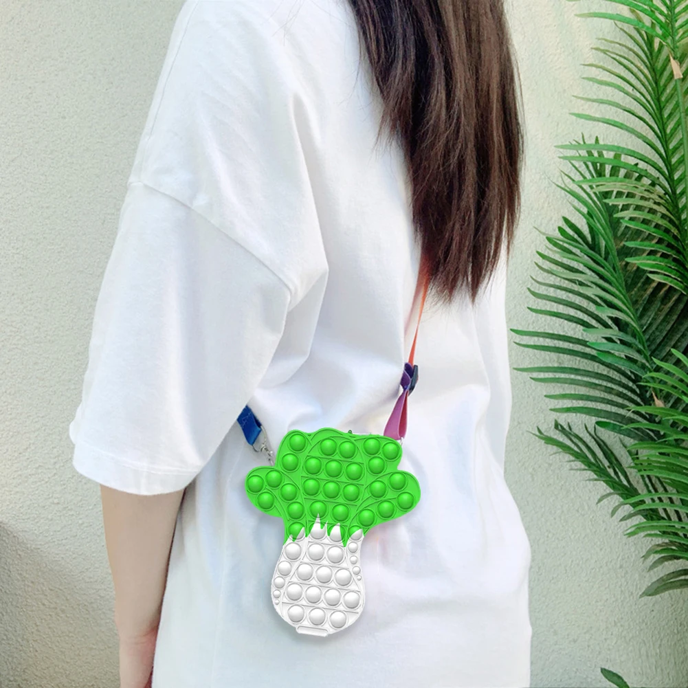 Fashion Female Bubble Bag Push Bubble Sensory Toy Silicon Shoulder Bag Anti-Stress Relax Educational Autism Toys
Fashion Female Bubble Bag Push Bubble Sensory Toy Silicon Shoulder Bag Anti-Stress Relax Educational Autism Toys