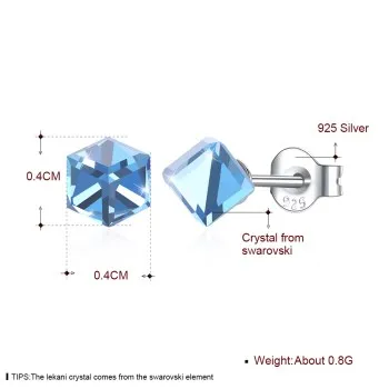 From Swarovski Elements Square Seven Color Stud Earrings S925 Sterling Silver Earrings SVE293
From Swarovski Elements Square Seven Color Stud Earrings S925 Sterling Silver Earrings SVE293