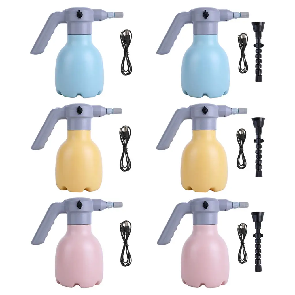1.5L Electric Spray Bottle, USB Rechargeable Automatic Watering Can Household Sprayer with Adjustable Nozzle Plant Mister
1.5L Electric Spray Bottle, USB Rechargeable Automatic Watering Can Household Sprayer with Adjustable Nozzle Plant Mister