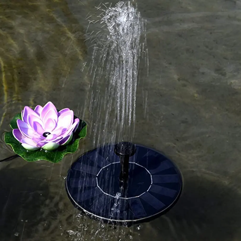 Плавающий Солнечный фонтан садовый водный украшение для бассейна пруда с