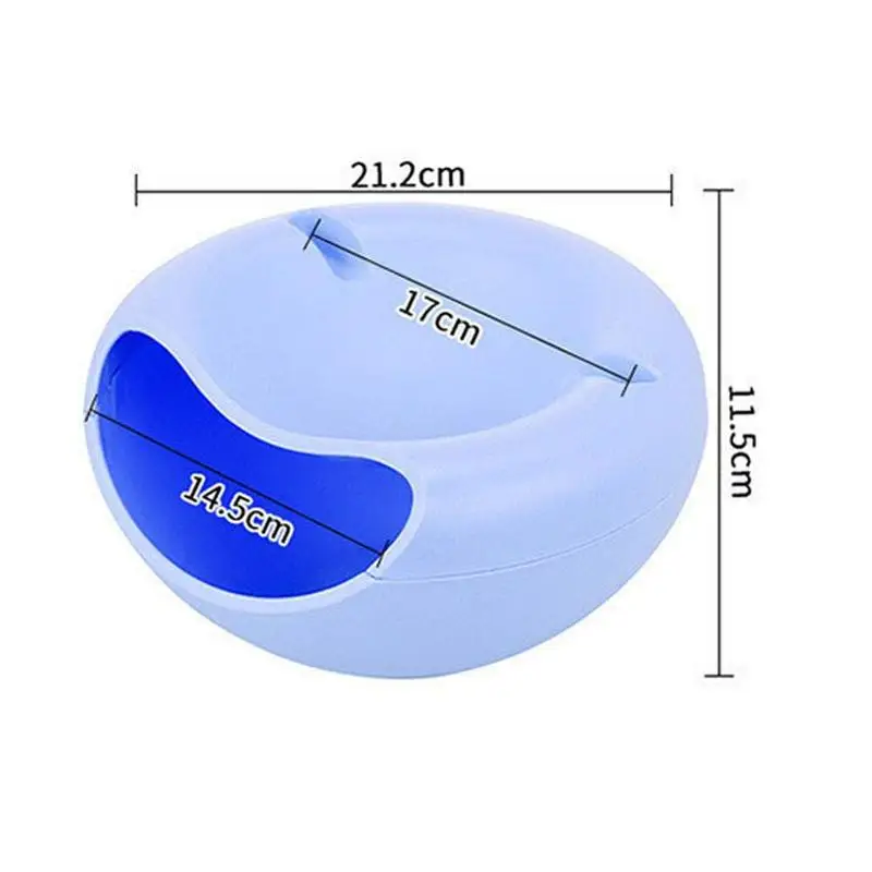 Creative Lazy Snack Bowl Plastic Double-Layer Snack And Fruit Mobile Artifact Storage Box Bowl Bowl Phone Chase Bracket 4 Color
Creative Lazy Snack Bowl Plastic Double-Layer Snack And Fruit Mobile Artifact Storage Box Bowl Bowl Phone Chase Bracket 4 Color
