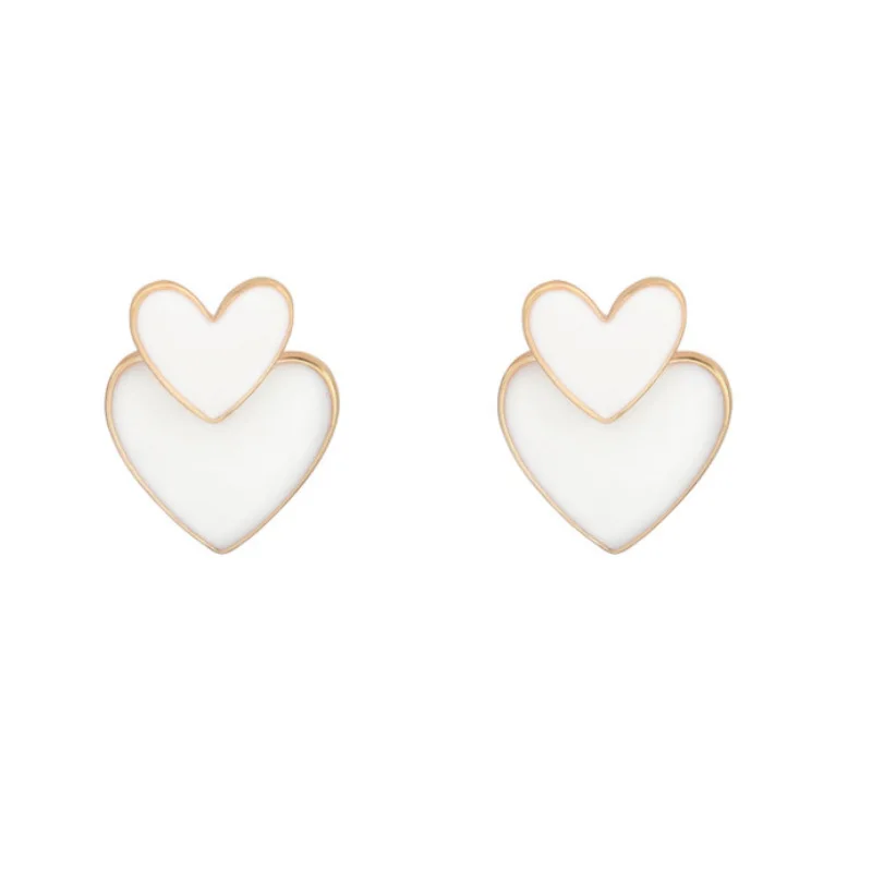 Origin Summer Minimalist Metal White Love Heart Dangle Earrings for Femme Korean Fashion Enamel Earrings Wedding Jewellery
Origin Summer Minimalist Metal White Love Heart Dangle Earrings for Femme Korean Fashion Enamel Earrings Wedding Jewellery
