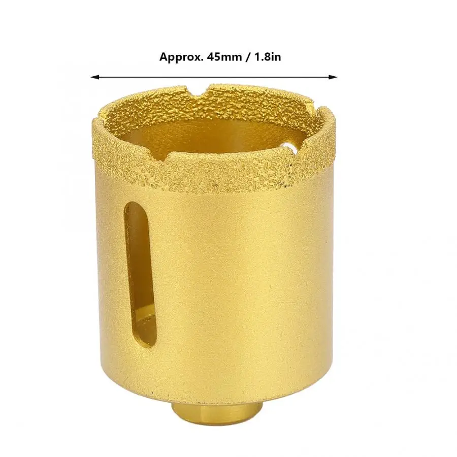 45mm Diamond Hole Saw Drilling Core Bit Hole Opener For Ceramic Marble Glass Stone Tile High Hardness
45mm Diamond Hole Saw Drilling Core Bit Hole Opener For Ceramic Marble Glass Stone Tile High Hardness