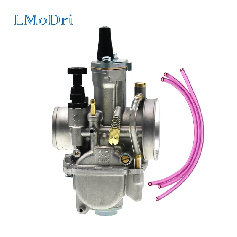 LMoDri 2T 4T PWK карбюратор для мотоцикла Carburador Mikuni Koso ATV Suzuki Yamaha Honda Power Jet 28 30 32 34 мм 75cc