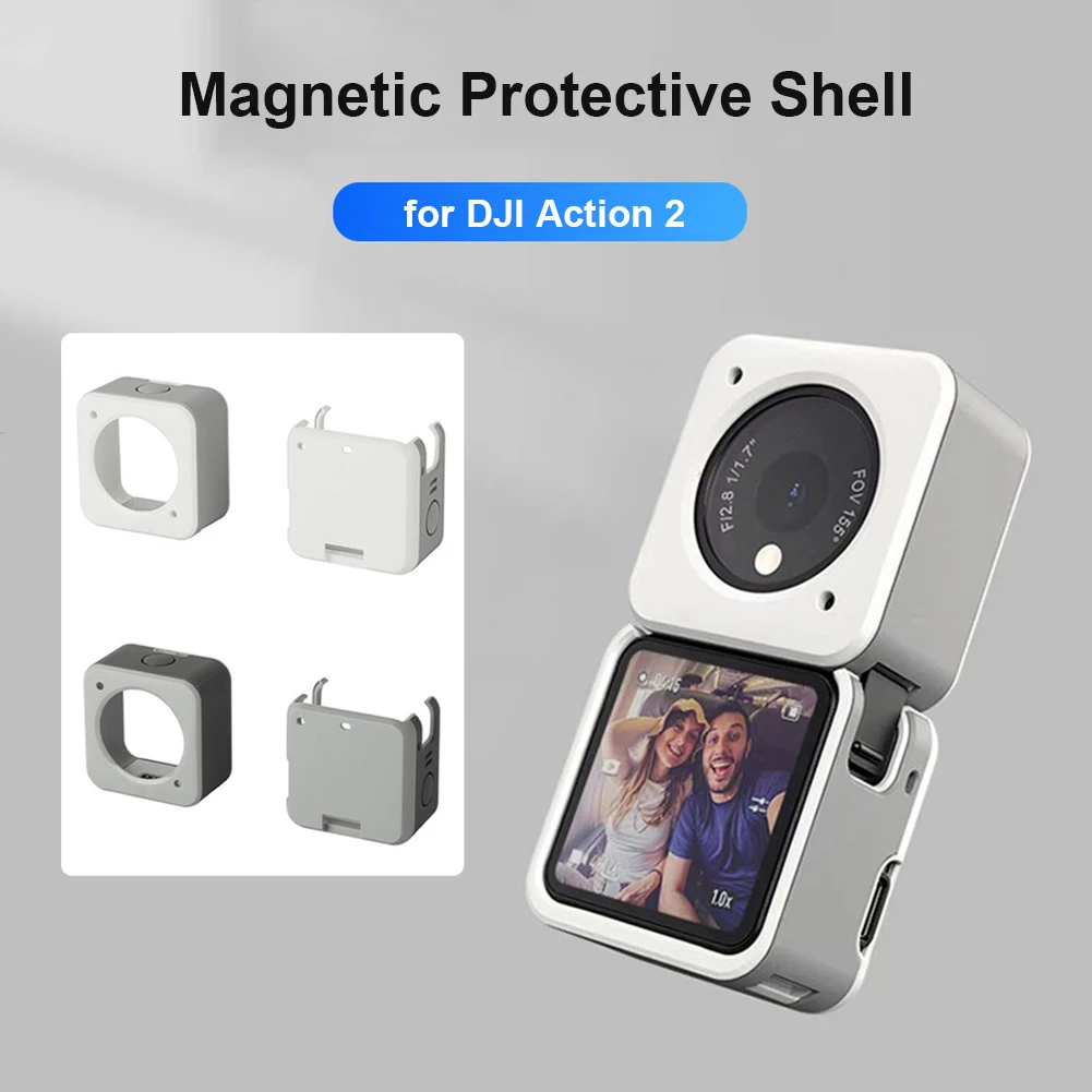 Magnetic Protective Case for DJI Action 2 Anti-Dropping Camera Case Cover for Action 2 Video Camera Protector Cover Accessory
Magnetic Protective Case for DJI Action 2 Anti-Dropping Camera Case Cover for Action 2 Video Camera Protector Cover Accessory