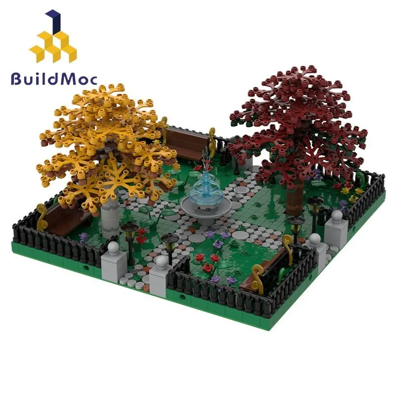 BuildMoc City MOC Garden Jungle Farm Forest Plants fountain Blocks Set Friend Accessories Tree creative Building Blocks Toys New
BuildMoc City MOC Garden Jungle Farm Forest Plants fountain Blocks Set Friend Accessories Tree creative Building Blocks Toys New
