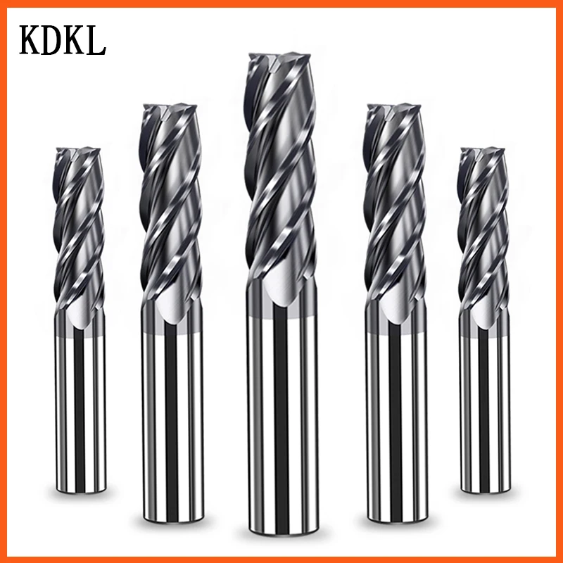 4 Flute End Mill Cutting HRC50 Milling Cutter 1 2 4 5 6 8 10 12mm Alloy Coating Tungsten Steel cutting tool CNC maching Endmills
4 Flute End Mill Cutting HRC50 Milling Cutter 1 2 4 5 6 8 10 12mm Alloy Coating Tungsten Steel cutting tool CNC maching Endmills
