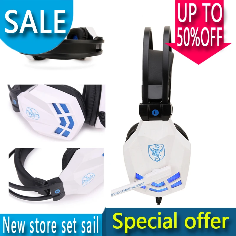 Wired Stereo Headset with Microphone for Computer Gaming Headsets with Volume Control SY850for Dialogue Head Phones Internet Bar
Wired Stereo Headset with Microphone for Computer Gaming Headsets with Volume Control SY850for Dialogue Head Phones Internet Bar