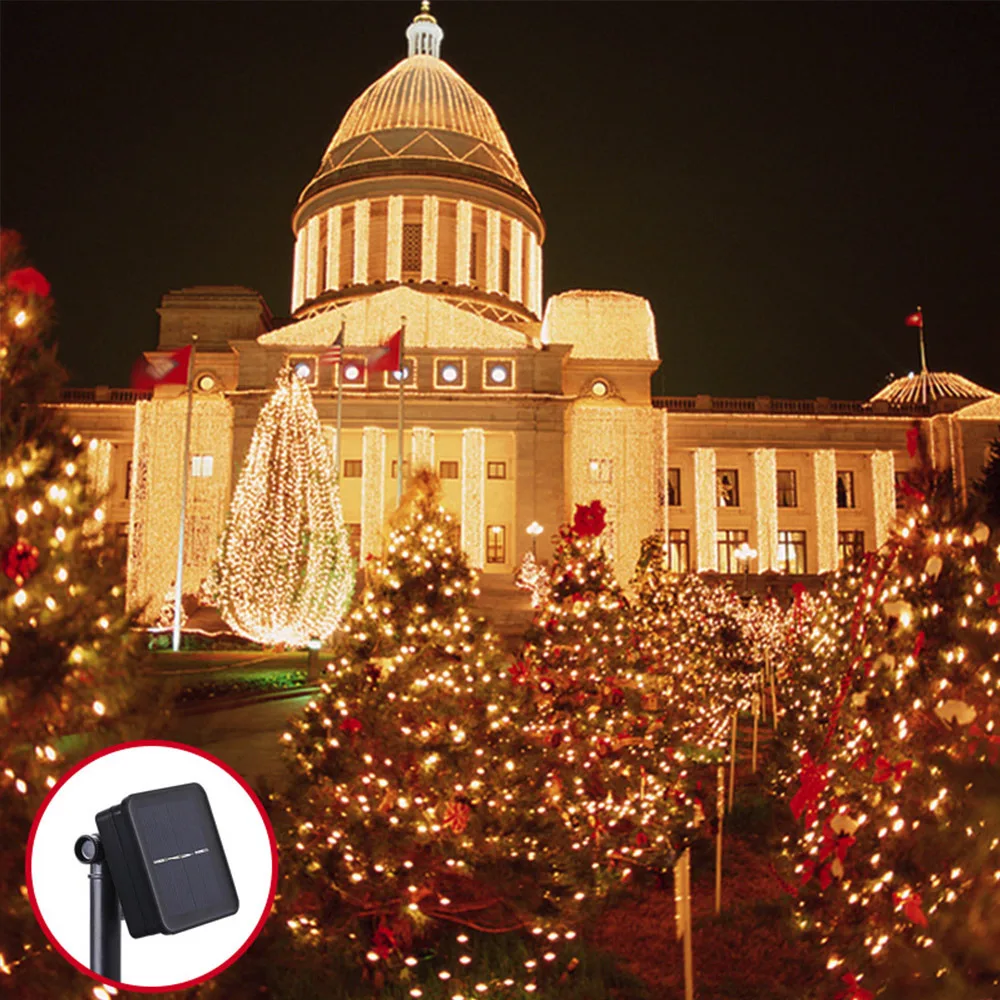 50/300LED Solar String Lights Waterproof Outdoor Garland Solar Power Lamp Christmas For Garden Decoration Fairy Lights Ornament 
50/300LED Solar String Lights Waterproof Outdoor Garland Solar Power Lamp Christmas For Garden Decoration Fairy Lights Ornament