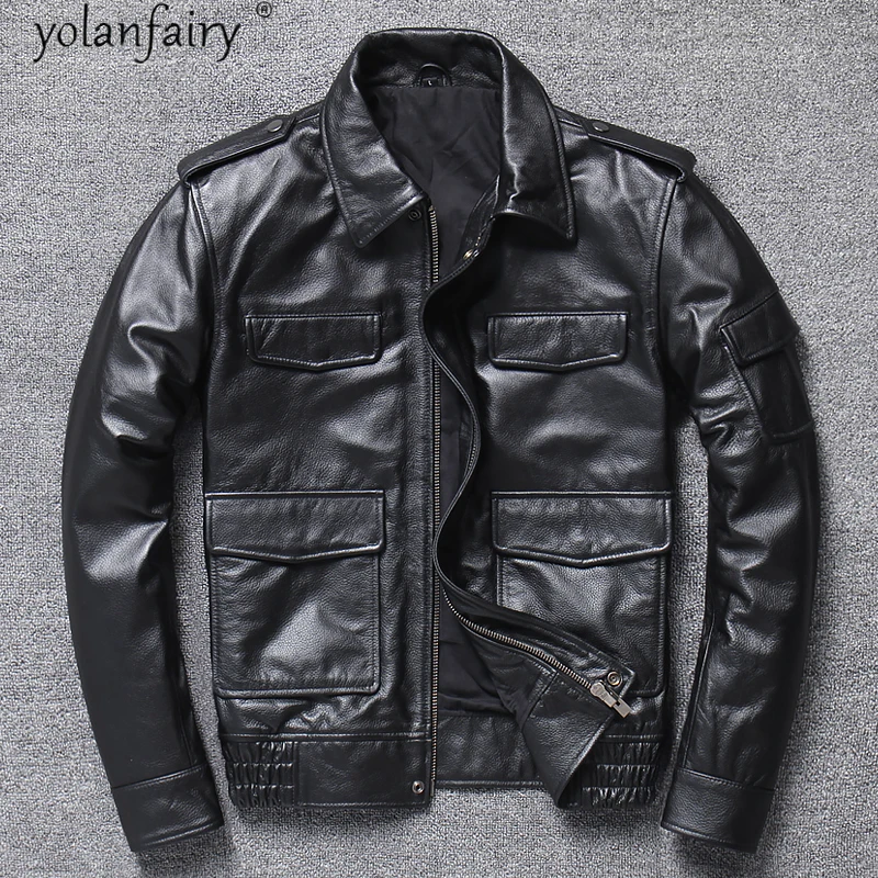 100% Cowhide Leather Jacket Men Clothing Biker Jackets Mens Spring Autumn 2021 Plus Size 4xl Chaqueta Cuero Hombre Pph4399
100% Cowhide Leather Jacket Men Clothing Biker Jackets Mens Spring Autumn 2021 Plus Size 4xl Chaqueta Cuero Hombre Pph4399