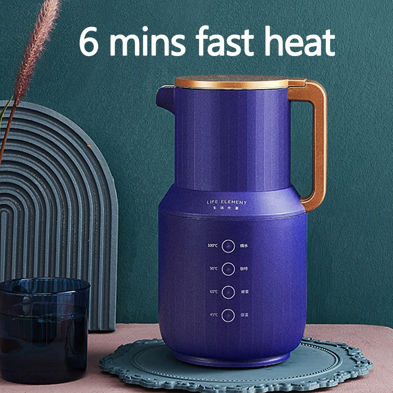 ZK30 800ML Electric Kettle Boiled Tea Pot Tea Maker Thermal Insulation Kettle 304 Stainless Steel Water Kettles Fast Boiling
ZK30 800ML Electric Kettle Boiled Tea Pot Tea Maker Thermal Insulation Kettle 304 Stainless Steel Water Kettles Fast Boiling