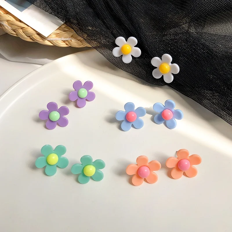 Fashion Jewelry Flower Earrings Popular Design Sweet Temperament Pink Yellow White Resin Stud Earrings For Girl Lady Gifts
Fashion Jewelry Flower Earrings Popular Design Sweet Temperament Pink Yellow White Resin Stud Earrings For Girl Lady Gifts