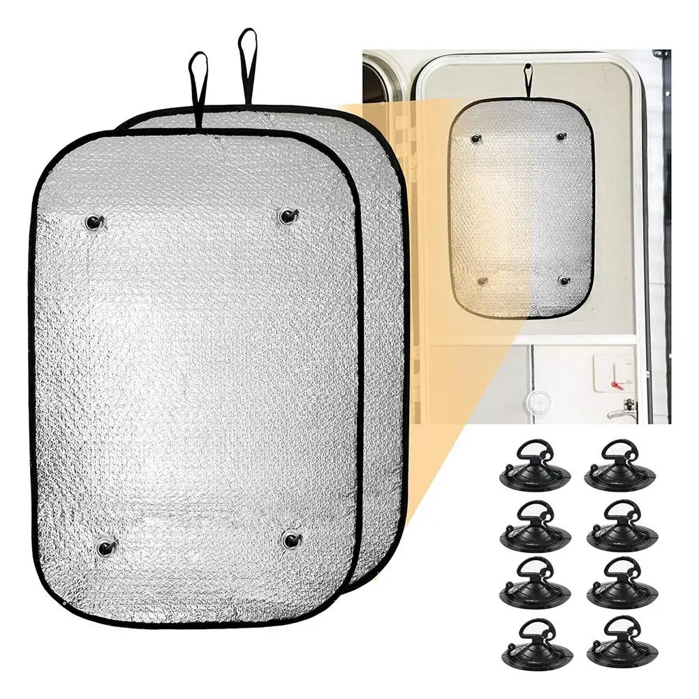 Thick Durable RV Window Sun Shade Hood RV Door Window Cover Aluminum Reflective Sunshade Auto Car Interior Heat Insulation
Thick Durable RV Window Sun Shade Hood RV Door Window Cover Aluminum Reflective Sunshade Auto Car Interior Heat Insulation