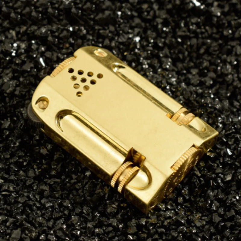 Creative Double Wheel Kerosene Lighter Retro Metal Brass Material Kerosene Cigarette Lighter Men's Smoking Cigar Gadget Exquisit
Creative Double Wheel Kerosene Lighter Retro Metal Brass Material Kerosene Cigarette Lighter Men's Smoking Cigar Gadget Exquisit