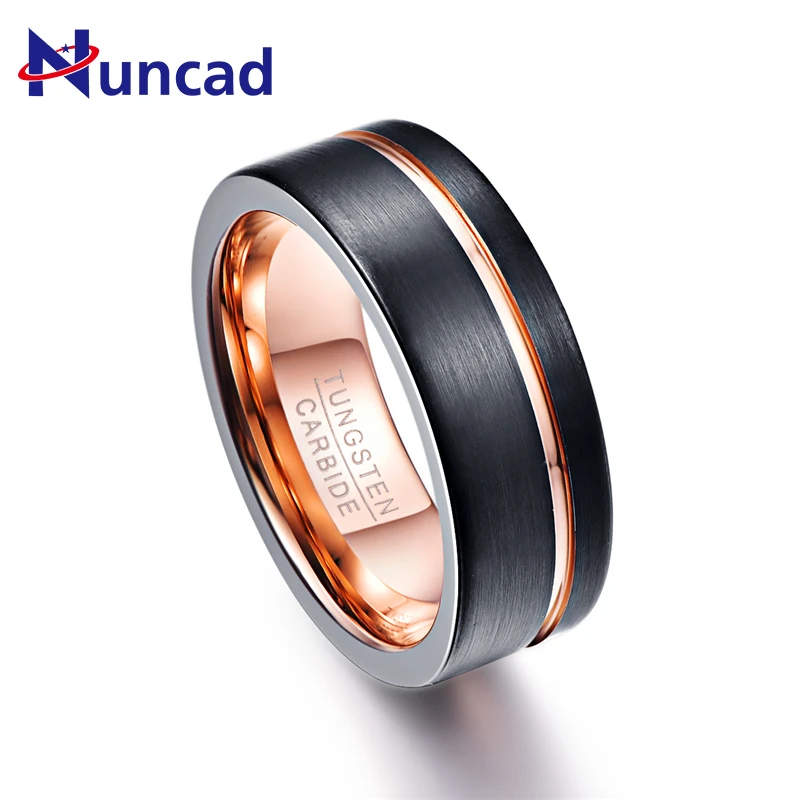 8mm Men Ring 100% Tungsten Carbide Rose Gold Color Wedding Bands Engagement Rings 
8mm Men Ring 100% Tungsten Carbide Rose Gold Color Wedding Bands Engagement Rings