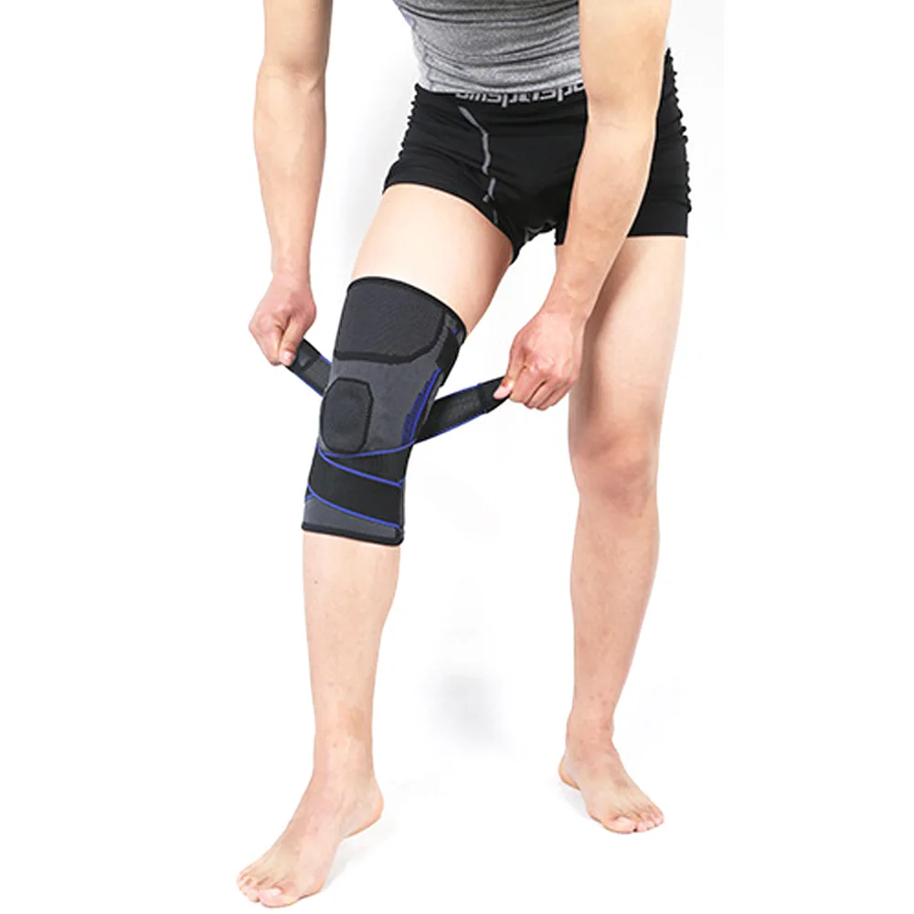 Sports Kneepad Men Pressurized Elastic Nylon Sports Fitness Knee Pads Support Fitness Gear Basketball Volleyball Brace Protector 
Sports Kneepad Men Pressurized Elastic Nylon Sports Fitness Knee Pads Support Fitness Gear Basketball Volleyball Brace Protector