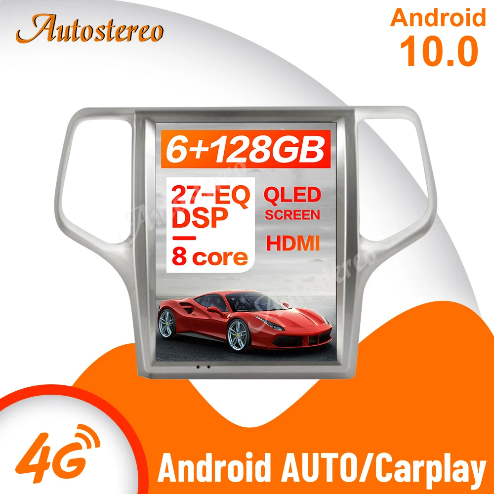 6 + 128G Android 10 для Jeep Grand Cherokee 2008-2013 автомобильный GPS-навигатор мультимедийный плеер головное устройство Авторадио Стерео сенсорный экран
6 + 128G Android 10 для Jeep Grand Cherokee 2008-2013 автомобильный GPS-навигатор мультимедийный плеер головное устройство Авторадио Стерео сенсорный экран