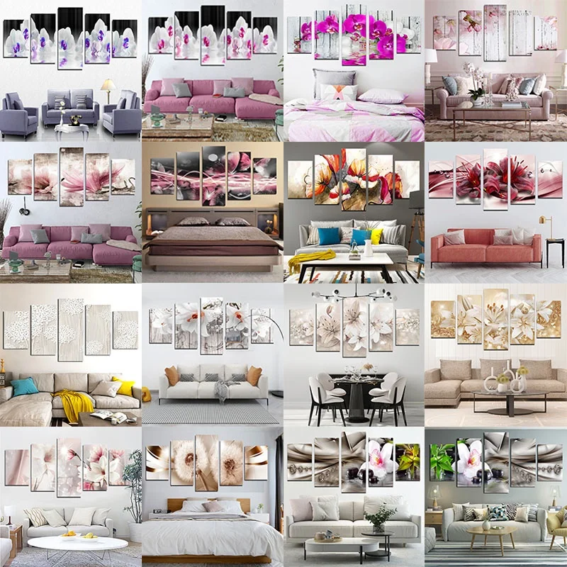 5 Pieces Bright Floral Canvas Painting Lily Dandelion Posters Modern Wall Art Decor Pictures Dining Bedroom Living Room Decor
5 Pieces Bright Floral Canvas Painting Lily Dandelion Posters Modern Wall Art Decor Pictures Dining Bedroom Living Room Decor