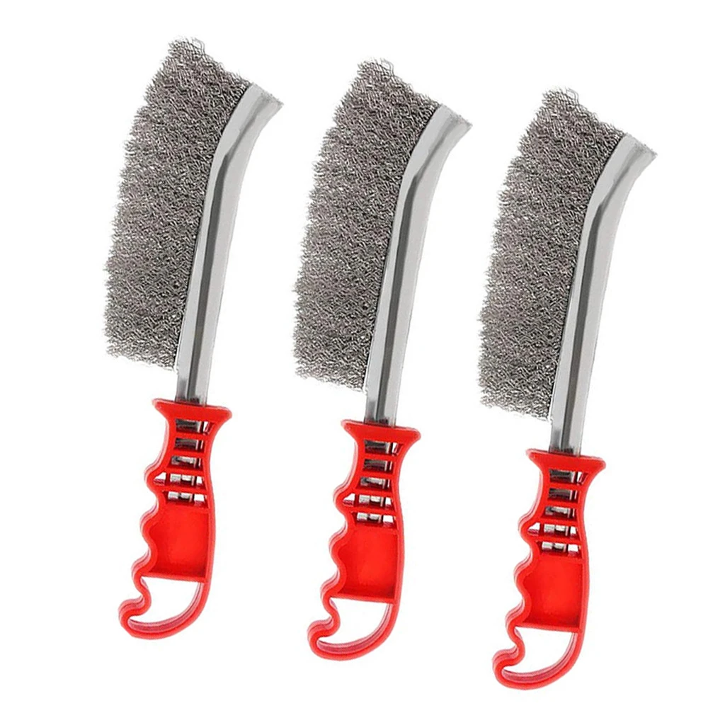 Steel wire brush stainless steel wire brush is suitable for automobile, cleaning welding slag and rust, and derusting paint
Steel wire brush stainless steel wire brush is suitable for automobile, cleaning welding slag and rust, and derusting paint