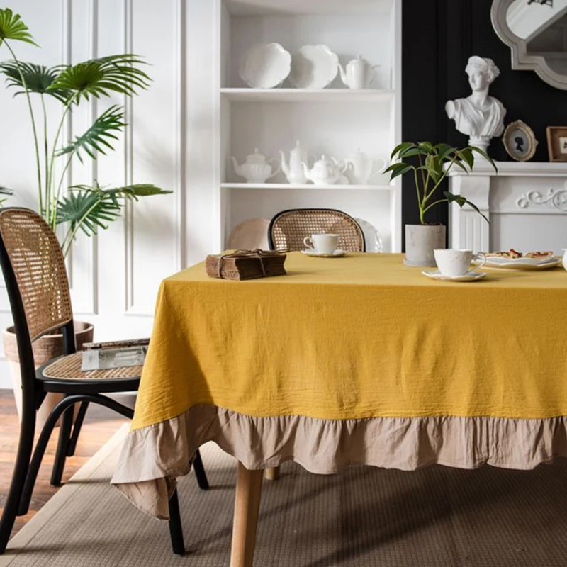 Vintage Rectangular Table Cloth Solid Linen Home Kitchen Dining Table Cover For Party Banquet Christmas Decoration Obrus Mantel
Vintage Rectangular Table Cloth Solid Linen Home Kitchen Dining Table Cover For Party Banquet Christmas Decoration Obrus Mantel