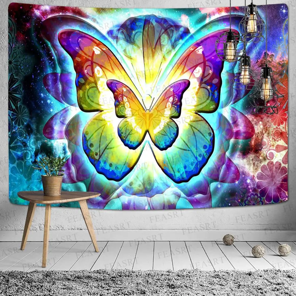 Color fantasy butterfly Tapestry Colored Printed Sanskrit Chinese style Tai Chi pattern Decorative Mandala Tapestry Boho tapestr
Color fantasy butterfly Tapestry Colored Printed Sanskrit Chinese style Tai Chi pattern Decorative Mandala Tapestry Boho tapestr