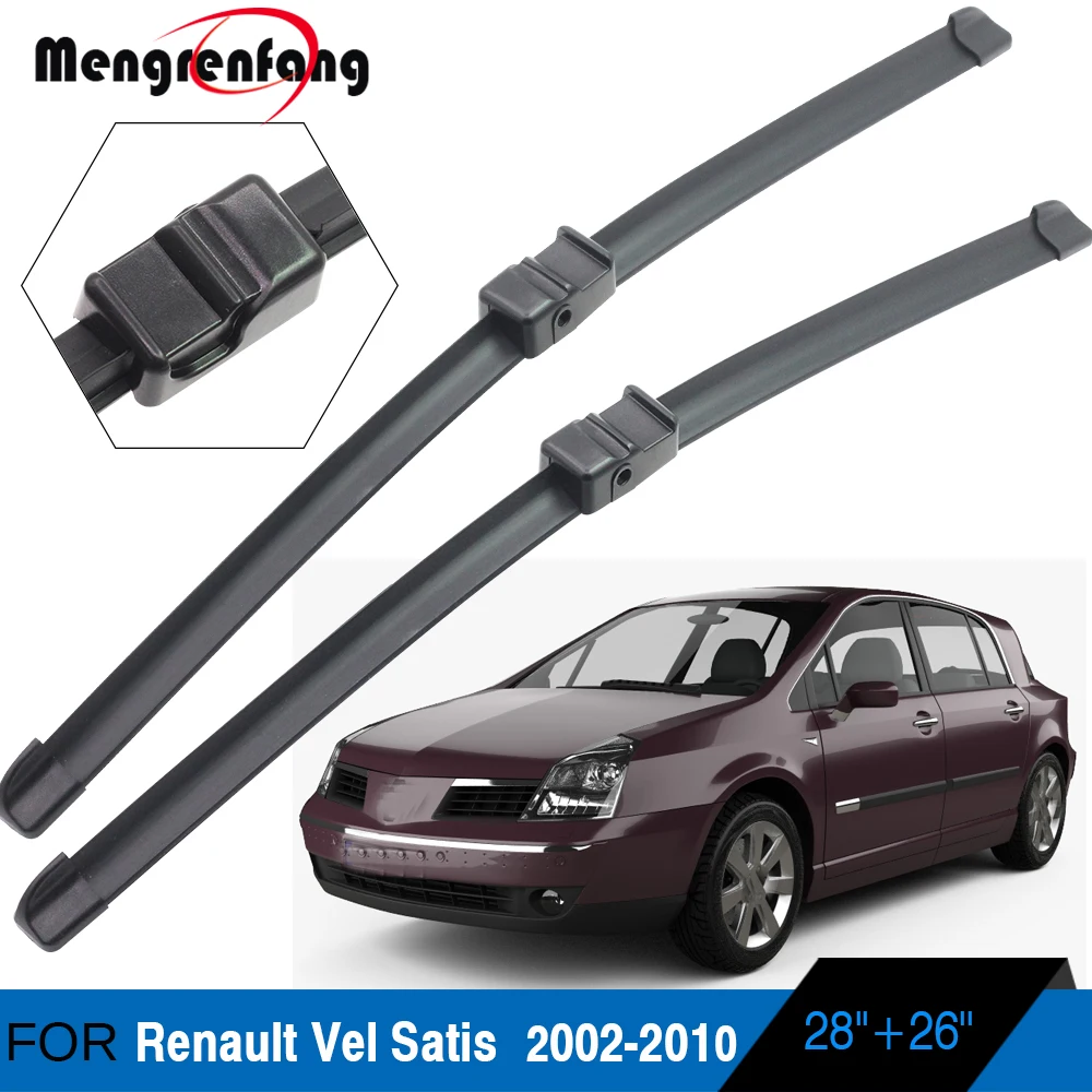For Renault Vel Satis 2002-2010 Car Front Windscreen Wiper Blades Soft Rubber Wiper Side Pin Arms 2 Pieces
For Renault Vel Satis 2002-2010 Car Front Windscreen Wiper Blades Soft Rubber Wiper Side Pin Arms 2 Pieces