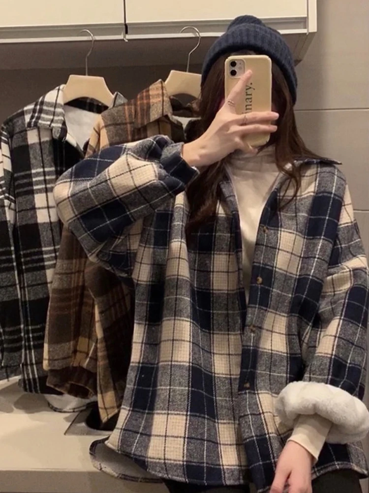 Женская одежда, весна-осень, клетчатая рубашка, куртка, рубашки, женские рубашки, клетчатая рубашка для женщин
Женская одежда, весна-осень, клетчатая рубашка, куртка, рубашки, женские рубашки, клетчатая рубашка для женщин