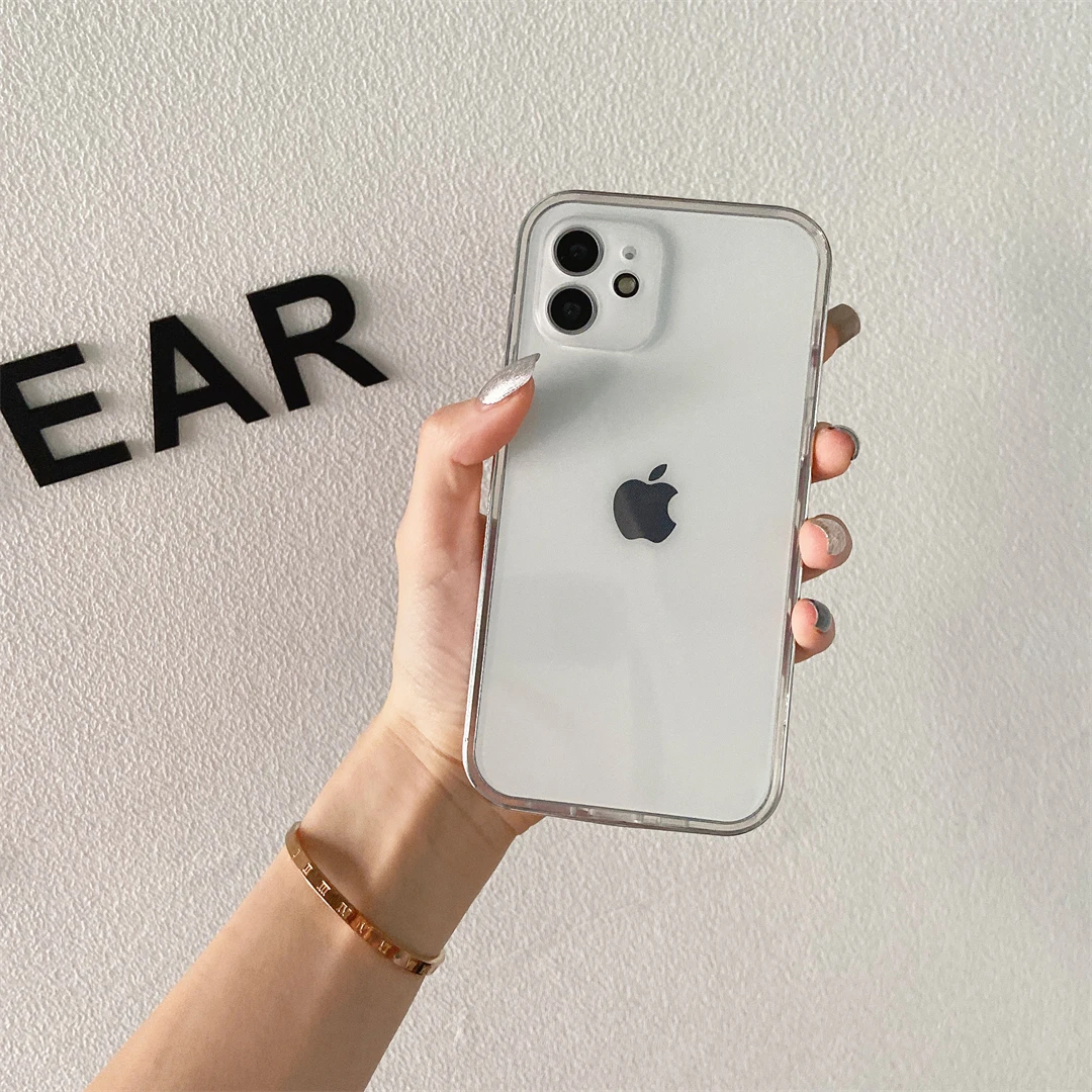 Double Toughened Glass Phone Case For iPhone 11 12 Pro Luxury Fashion 8Plus Transparent X XS XR Max Soft Silicone Cover
Double Toughened Glass Phone Case For iPhone 11 12 Pro Luxury Fashion 8Plus Transparent X XS XR Max Soft Silicone Cover