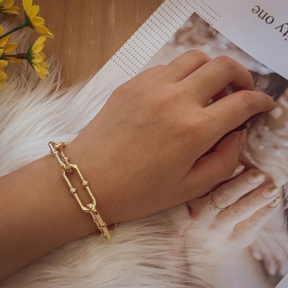 Minimalist Gold Color Flat Snake Figaro Rope Chains Bracelets for Women Punk Hip-hop Link Chain Bracelet Jewelry Gift
Minimalist Gold Color Flat Snake Figaro Rope Chains Bracelets for Women Punk Hip-hop Link Chain Bracelet Jewelry Gift