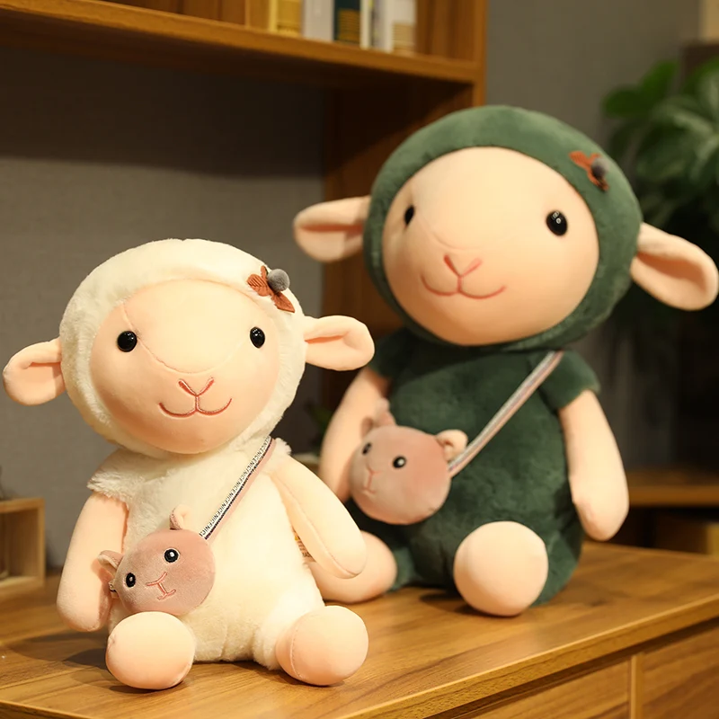 New Backpack Sheep Doll Plush Toy Lamb Doll Rag Doll Child Sleeping Pillow Soft Girl Bed Doll Pillow Home Bedroom Decoration Dec
New Backpack Sheep Doll Plush Toy Lamb Doll Rag Doll Child Sleeping Pillow Soft Girl Bed Doll Pillow Home Bedroom Decoration Dec