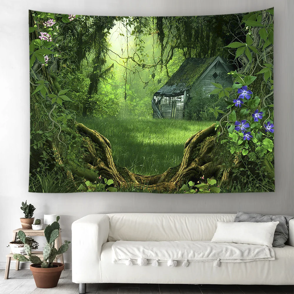 Forest Scenic Print Tapestry Life-like Tree Wall Hanging Carpet Picnic Blanket Home Decor Living Bedroom Home Cover Beach Towel
Forest Scenic Print Tapestry Life-like Tree Wall Hanging Carpet Picnic Blanket Home Decor Living Bedroom Home Cover Beach Towel