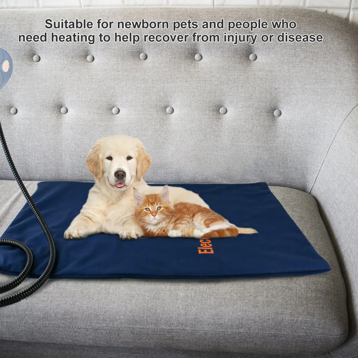 Pet Heating Pad Mat Electric Heated Mat with Washable Cover Pets Dogs Cats Waterproof Pet Warming Mat Adjustable Warm Cushion
Pet Heating Pad Mat Electric Heated Mat with Washable Cover Pets Dogs Cats Waterproof Pet Warming Mat Adjustable Warm Cushion