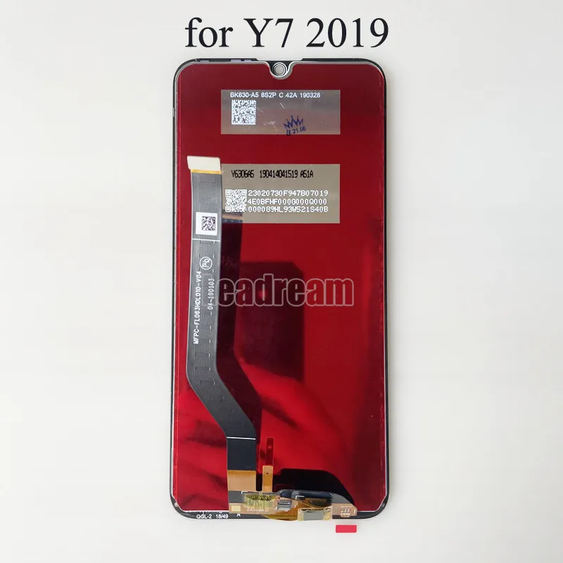 100% Original For Huawei Y7 2019 DUB-LX3 DUB-L23 DUB-LX1 Y7 Prime 2019 LCD Display Touch Screen Sensor Repair Parts
100% Original For Huawei Y7 2019 DUB-LX3 DUB-L23 DUB-LX1 Y7 Prime 2019 LCD Display Touch Screen Sensor Repair Parts