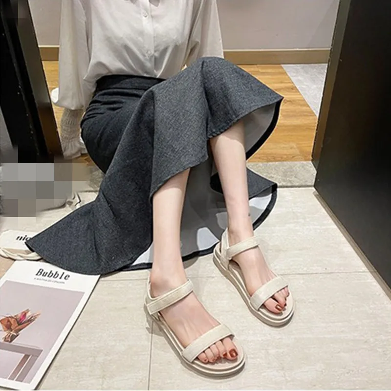 Low Sandals Woman Leather Suit Female Beige 2021 Summer Clear Heels Womens Shoes Buckle Strap Low-heeled Black Girls New Fashio
Low Sandals Woman Leather Suit Female Beige 2021 Summer Clear Heels Womens Shoes Buckle Strap Low-heeled Black Girls New Fashio