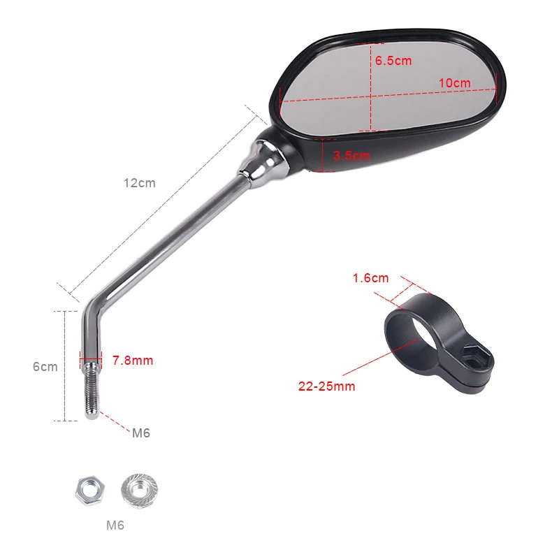 1 Pair Bicycle Rear View Mirror 360 Degree Rotate Cycling Rear View MTB Bike Safety Rear View Mirrors Bicycle Rearview Handlebar
1 Pair Bicycle Rear View Mirror 360 Degree Rotate Cycling Rear View MTB Bike Safety Rear View Mirrors Bicycle Rearview Handlebar