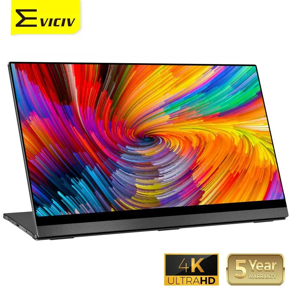 Портативный монитор EVICIV 4K, 15,6 дюйма, сенсорный экран с автоматическим поворотом, UHD 3840x2160, USB C, сенсорный экран для ноутбука, Macbook, второй ЖК-дисплей, HDMI
Портативный монитор EVICIV 4K, 15,6 дюйма, сенсорный экран с автоматическим поворотом, UHD 3840x2160, USB C, сенсорный экран для ноутбука, Macbook, второй ЖК-дисплей, HDMI