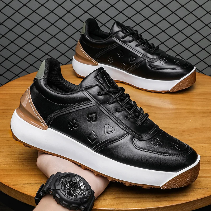 Shoes New Hong Kong style all-match tide shoes Casual sports shoes Forrest Gump shoes Gaobang non-slip shoes Leather men's shoes
Shoes New Hong Kong style all-match tide shoes Casual sports shoes Forrest Gump shoes Gaobang non-slip shoes Leather men's shoes