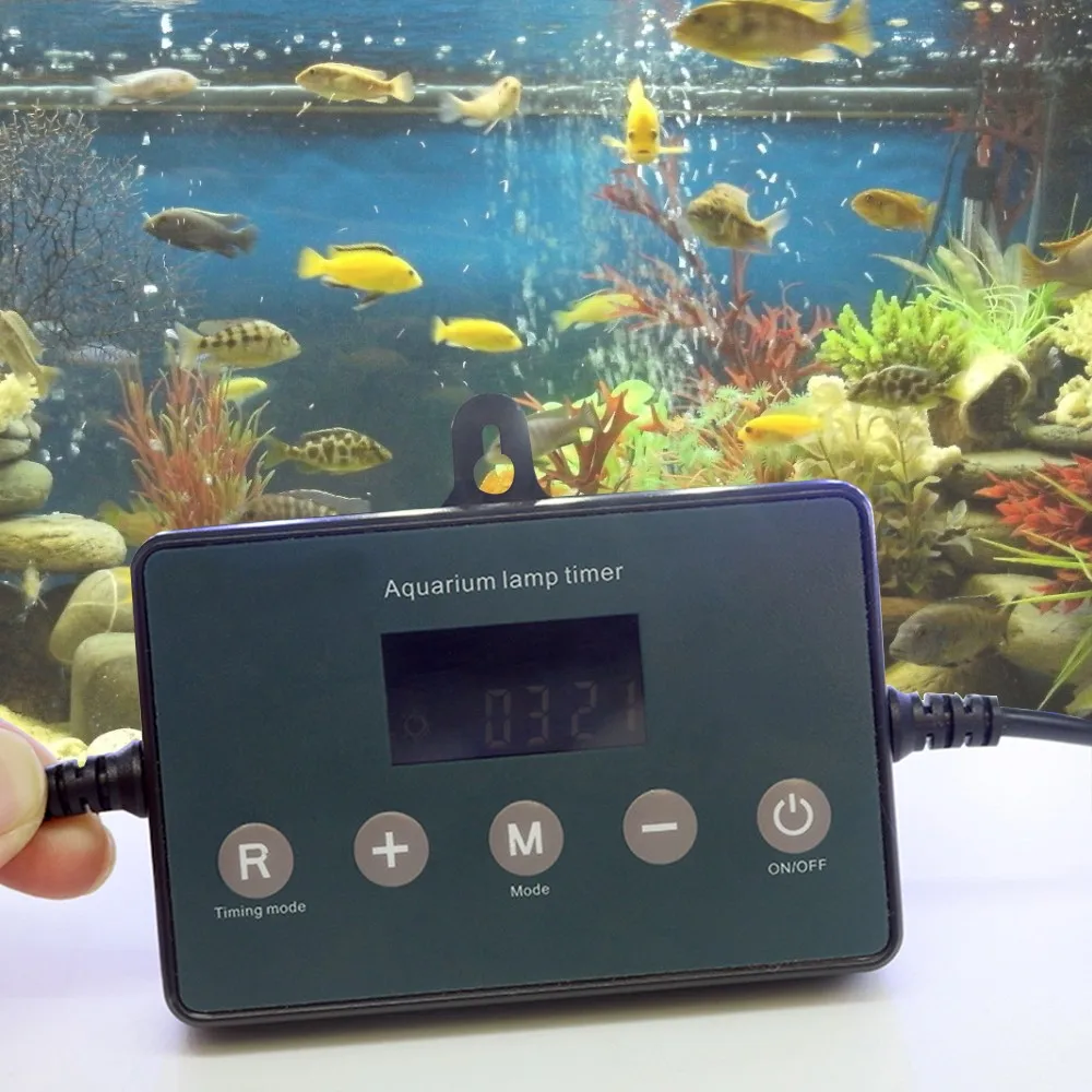 Aquarium LED Lamp Timer Dimmer Controller Fish Tank Lighting Modulator with LCD Display Intelligent Light Timing Dimming System
Aquarium LED Lamp Timer Dimmer Controller Fish Tank Lighting Modulator with LCD Display Intelligent Light Timing Dimming System