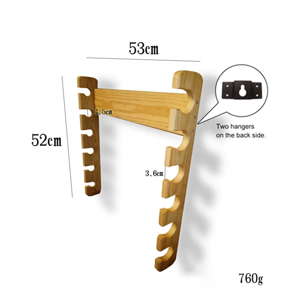 New Fishing Rod Rack Mount Pole Reel Holder 6-Rods Wall Rack Carrier Wooden Storage Iscas Pesca Fish Tackle Tools
New Fishing Rod Rack Mount Pole Reel Holder 6-Rods Wall Rack Carrier Wooden Storage Iscas Pesca Fish Tackle Tools