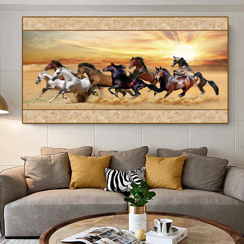 Animal Art Painting Eight Horses Canvas Painting Horses Poster Prints Home Living Room Wall Decoration Painting
Animal Art Painting Eight Horses Canvas Painting Horses Poster Prints Home Living Room Wall Decoration Painting