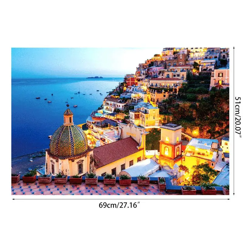 1000 Pcs Beautiful coast Paper Puzzles 3D Jigsaw Puzzle Game Educational Play Toys for Adults & Kid's Challenge
1000 Pcs Beautiful coast Paper Puzzles 3D Jigsaw Puzzle Game Educational Play Toys for Adults & Kid's Challenge