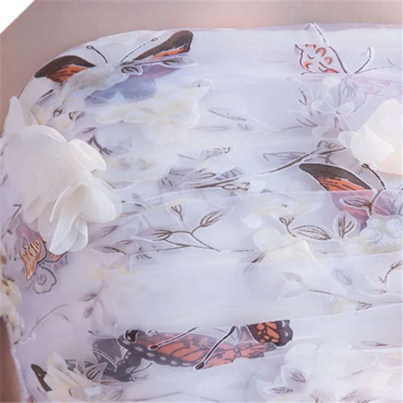 Strapless High-low Elegant Flowers Prom Gown Dancing Tea Length Evening Party Dresses
Strapless High-low Elegant Flowers Prom Gown Dancing Tea Length Evening Party Dresses