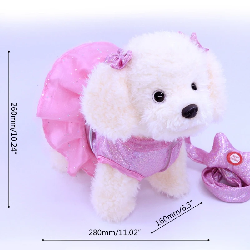 50LE Electric Puppy Plush Sing and Dance Toy, Leash Walking Electric Simulation Dog for Children Kids Gift
50LE Electric Puppy Plush Sing and Dance Toy, Leash Walking Electric Simulation Dog for Children Kids Gift