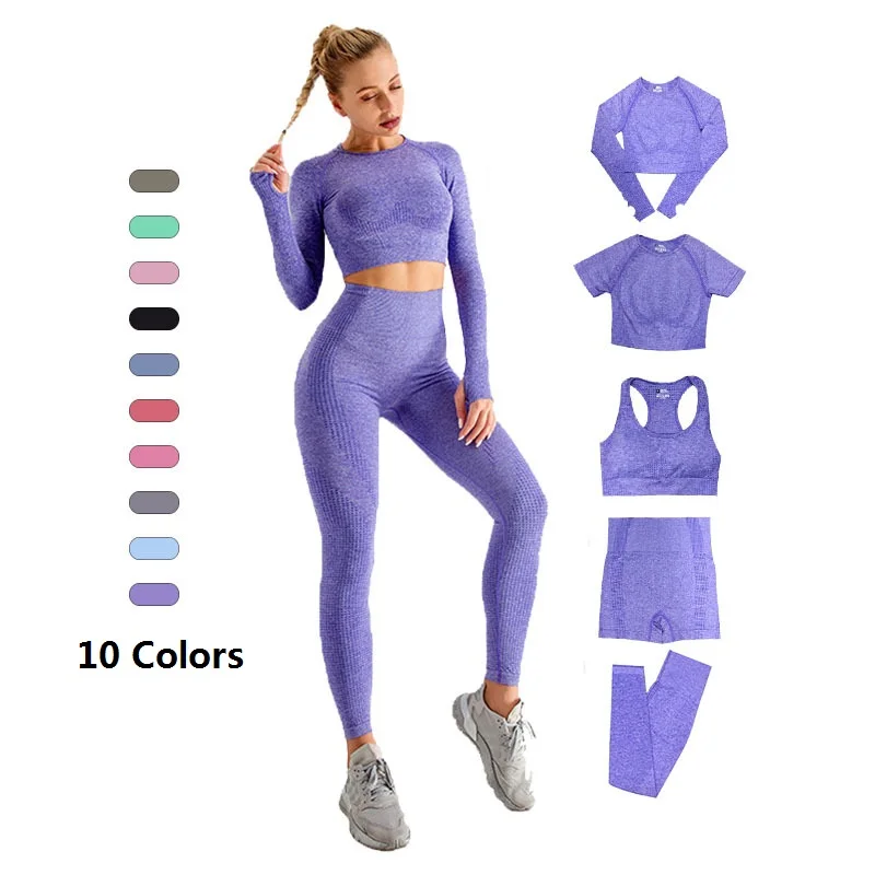 New 5 PCS Women Seamless yoga set Fitness Sports Suits GYM Clothing Yoga T-Shirts+High Waist leggings+Bra+shorts Workout sets
New 5 PCS Women Seamless yoga set Fitness Sports Suits GYM Clothing Yoga T-Shirts+High Waist leggings+Bra+shorts Workout sets